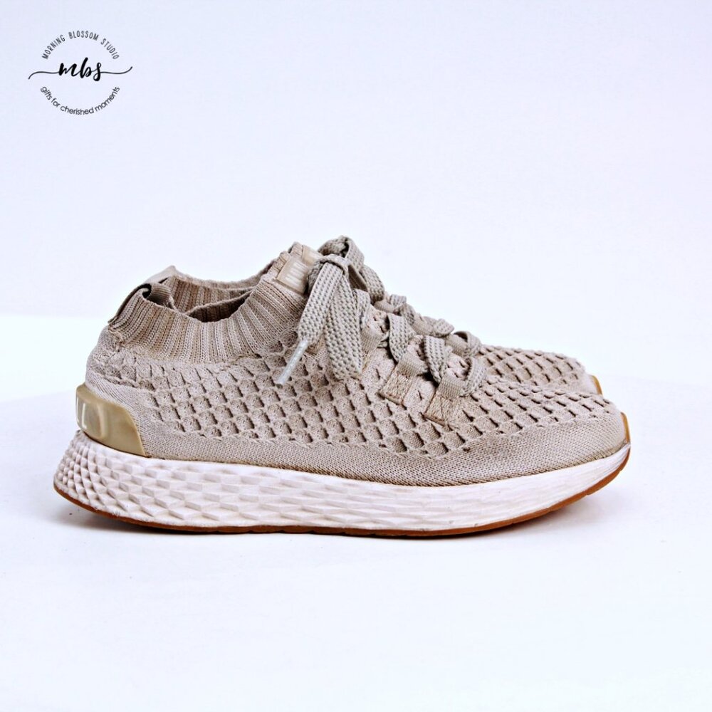 Nobull Allday‎ Knit Runners Shoes Tan Women 6.5*